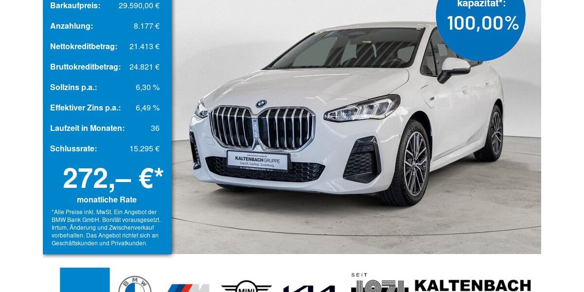 BMW 225 Active Tourer 43.895 km 29.290 &euro; Remscheid 42897