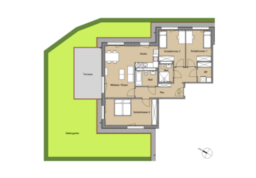 Wohnung Leverkusen Manfort - 4 Zimmer, 104 m&sup2;, 1.495&euro; | Angebot:26796695