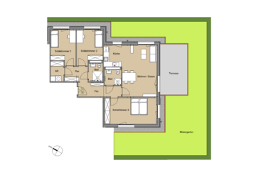 Wohnung Leverkusen Alkenrath - 4 Zimmer, 104 m&sup2;, 1.495&euro; | Angebot:26796696