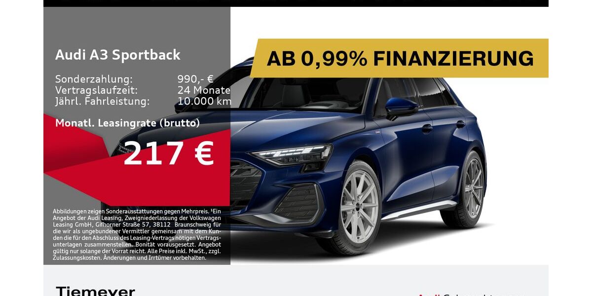Audi A3 8.004 km 31.440 &euro; Remscheid 42897