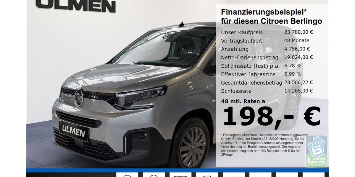Citroen Berlingo 81.318 km 23.780 &euro; Düsseldorf 40233