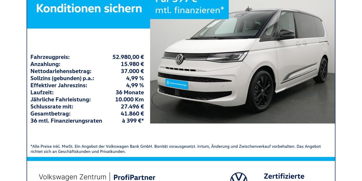 VW T7 Multivan 1.009 km 52.980 &euro; Leverkusen 51379