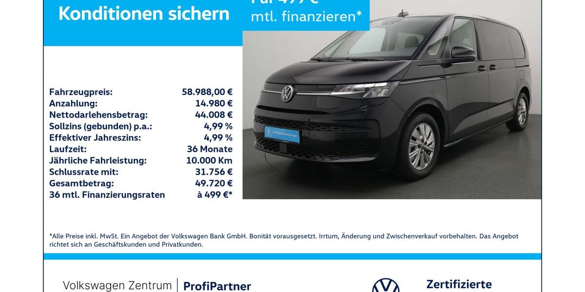 VW T7 Multivan 16.757 km 58.988 &euro; Leverkusen 51379