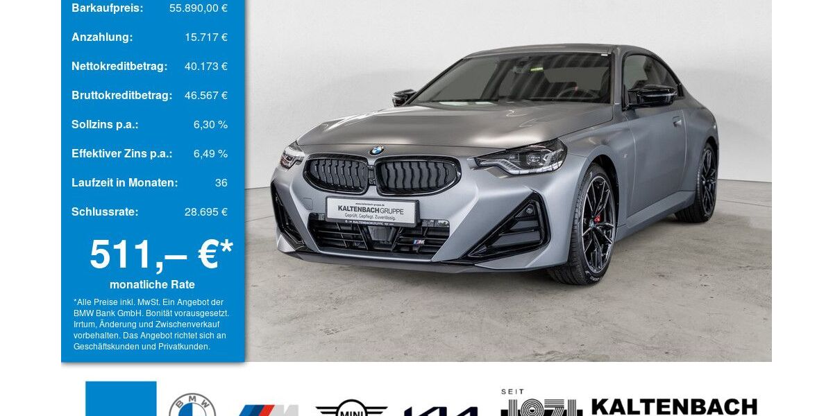 BMW M240i 7.081 km 55.890 &euro; Remscheid 42897