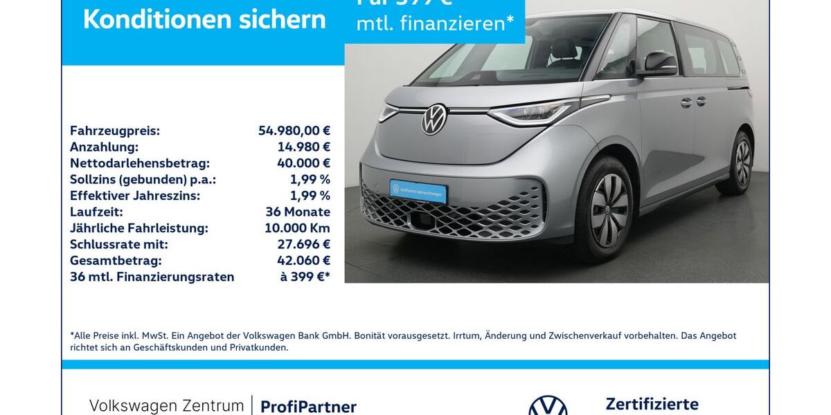 VW ID. Buzz 4.805 km 51.480 &euro; Leverkusen 51379